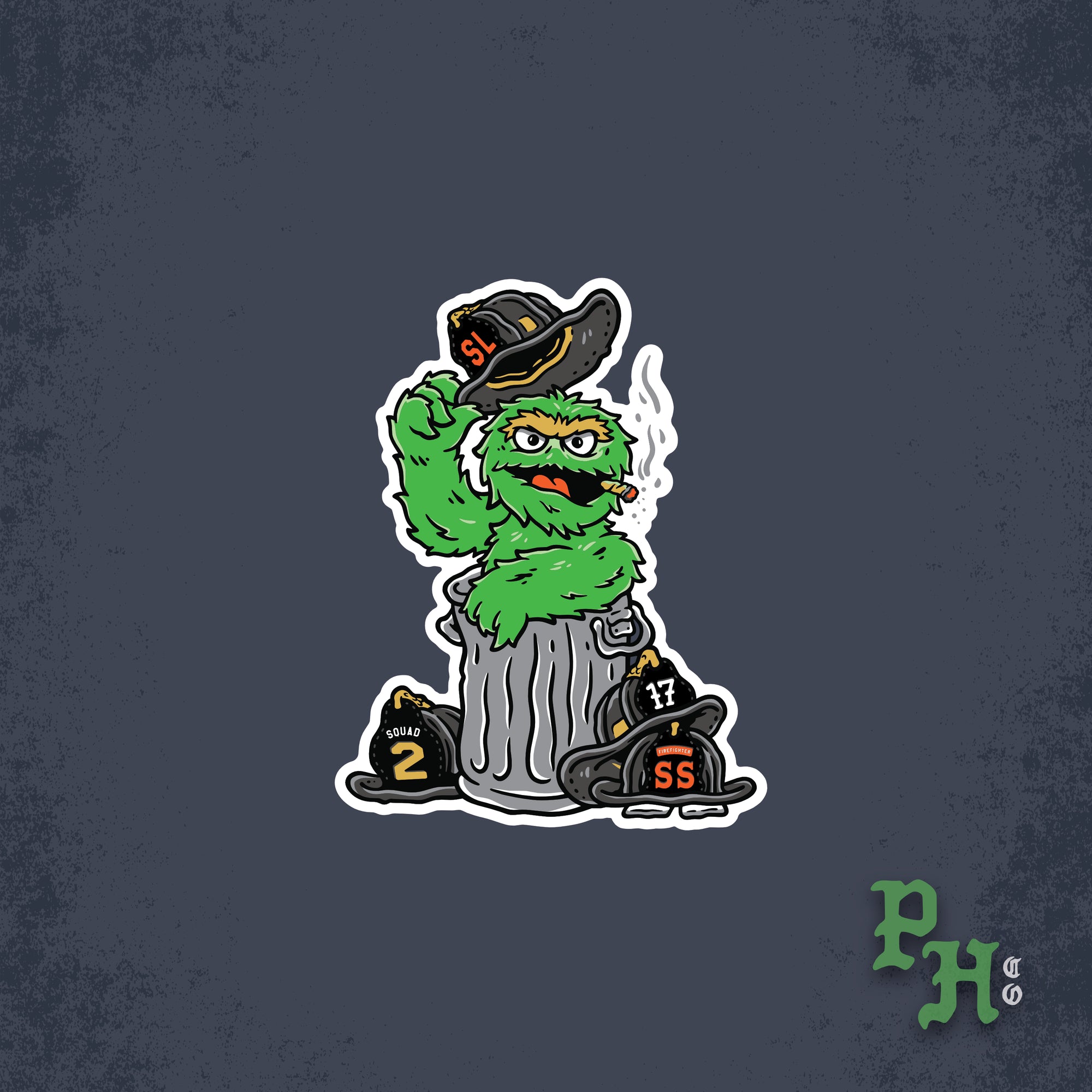 Grouch sticker